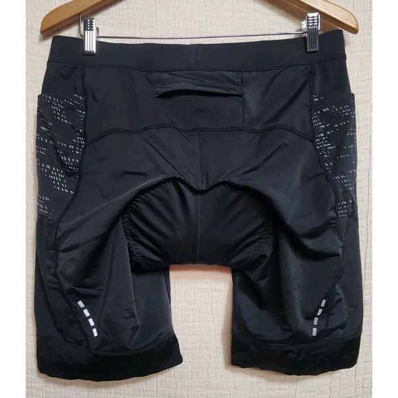 Skysper Bike Shorts Woman XXL Padded Cycling Riding Black Compression NEW - Picture 3 of 6